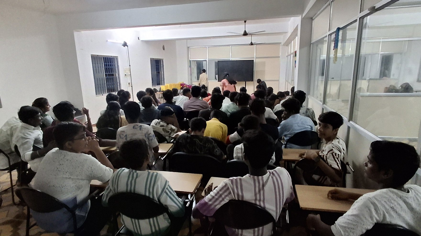 Classroom coaching in progress at Moon Academy, Maduravoyal, Chennai
